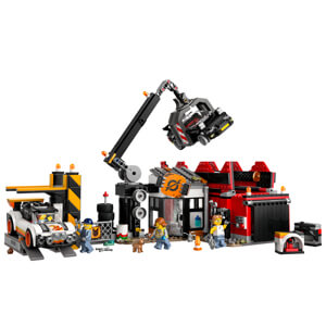 Lego City Scrapyard with Cars and Crane Toy 60472